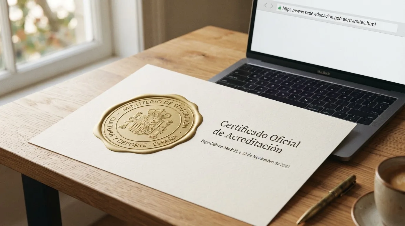 Sello oficial de la Dirección General de Ordenación del Juego junto al dominio .es de un operador autorizado en España